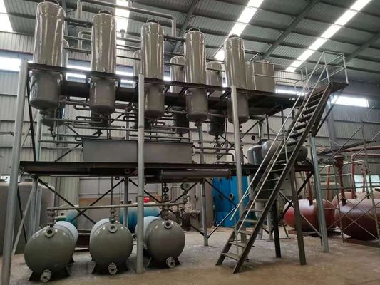 Система непрерывного вакуума Пластиковое масло для дизельной дизельной дистилляционной машины D2000*5000 мм
