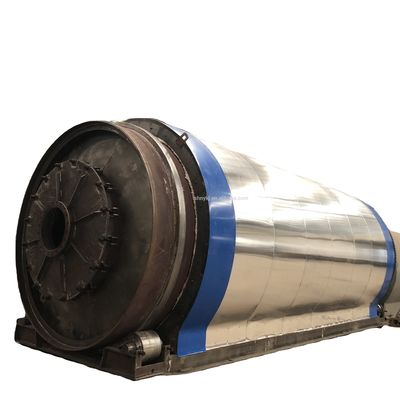 15.5kw Пиролизовая и дистилляционная система для переработки старых шин