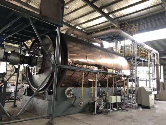 15.5kw Пиролизовая и дистилляционная система для переработки старых шин