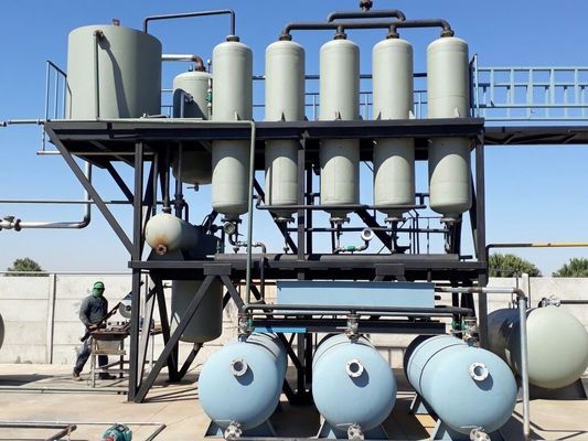 Видеотехническая поддержка завода по дистилляции нефти для переработки сырой нефти для косвенного отопления