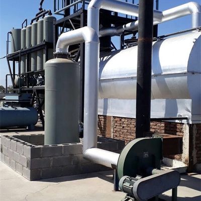 D1200*3000мм Мини-рефинерия сырой нефти Дестиляционная установка для переработки нефти в дизельное топливо и бензин