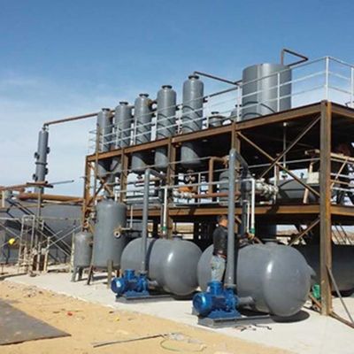 D1200*3000мм Мини-рефинерия сырой нефти Дестиляционная установка для переработки нефти в дизельное топливо и бензин