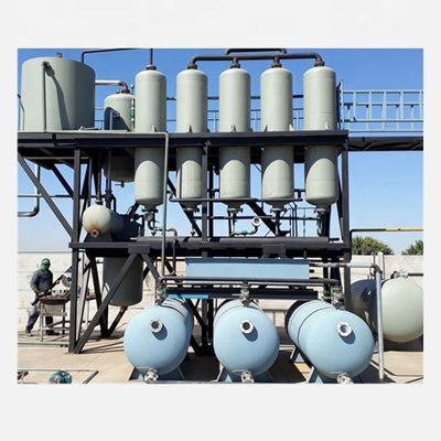 Эффективно очистить отработанное моторное масло D1600*3500 мм Энергетическая добыча дистилляционная машина