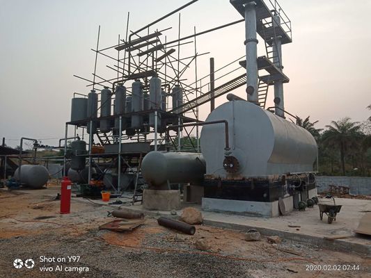 Полностью автоматическая непрерывная нефтеперерабатывающая станция для дизельной энергии