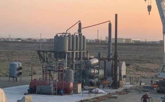 Машина для вакуумной дистилляции легкой сырой нефти LCO 24 часа Выпуск нефти 7,2-9 тонн дизельного топлива