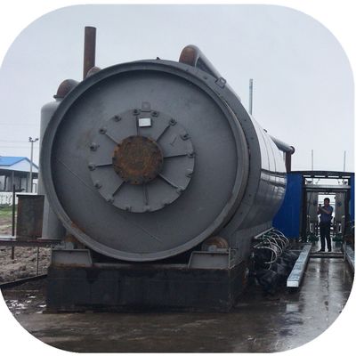 Q245R Катальная стальная пиролизная машина для преобразования отходов в топливную энергию