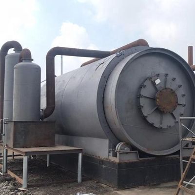 15.5kw Ротационный тип перерабатывать превратить отходы шин и пластика в топливные масла пиролизные машины