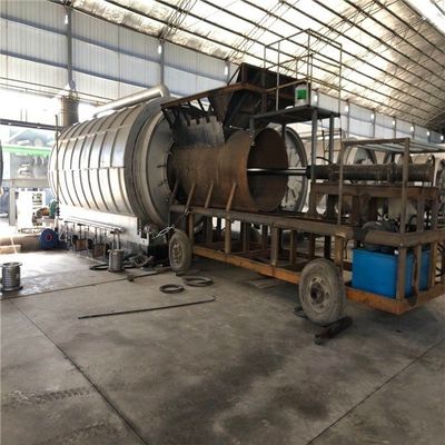 36000 KG Преобразование отходов резиновой шины в дизельное топливо Пиролизная машина с CE ISO