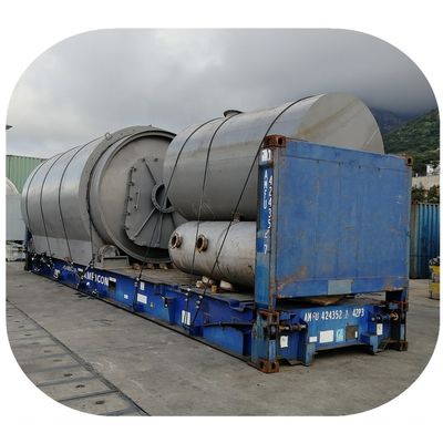 Экологически чистый катализатор 30 т для пиролиза шины на нефть размером 2600 мм*6600 мм