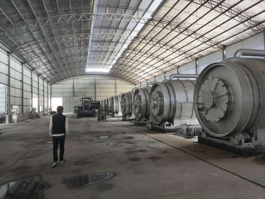 Оборудование для пиролиза отходов из пластика на дизельное топливо емкостью 10 тонн