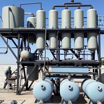 Модульная вакуумная дистилляционная установка сырой нефти для дизельного и реактивного топлива